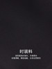 OLrain法式黑色连衣裙女早秋2022年新款显瘦设计感波浪领撞色裙子 商品缩略图2