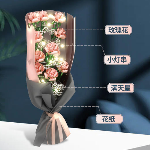  T  森宝   601216     白色情人节定制版-枪炮玫瑰礼盒  601216 商品图3