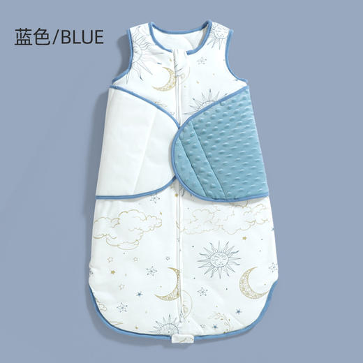 【“零”拘束 仿生高弹包裹感】婴幼儿纯棉儿防惊跳睡袋襁褓秋冬季新生儿抱被宝宝防惊吓防踢被 睡袋 商品图6