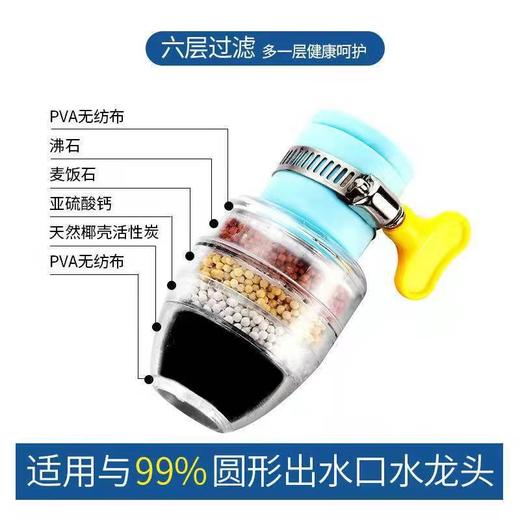 【3个/6个装】第六代麦饭石过滤花洒水龙头防溅水-轩悦家居-M仓 商品图3