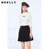 NEELLY纳俪商场同款半高领针织衫女气质套头七分袖毛衣修身内搭N22074A04418 商品缩略图1
