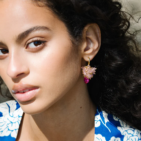 订购6周到｜Annele-Floss-棉花糖 耳夹（无需耳洞）［芬兰设计师］