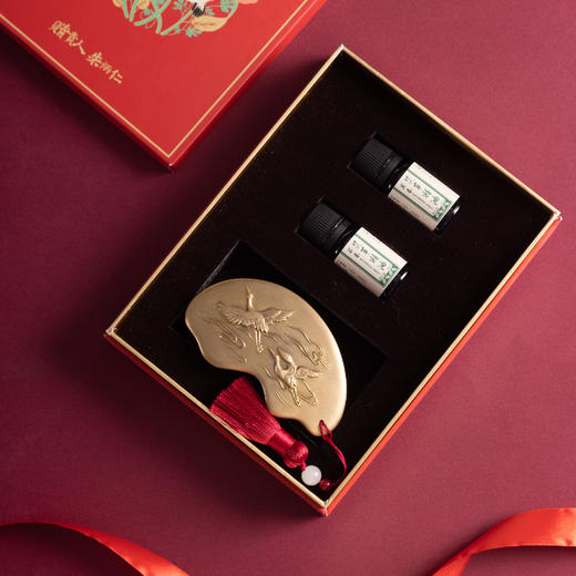 朱炳仁·鹤禧刮痧板套装礼盒3件套 商品图0