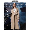 VIMAGE纬漫纪秋季新款洋气经典翻领束腰显瘦风衣外套女V1804404 商品缩略图0