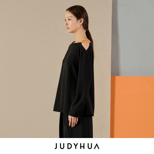 JUDYHUA 肩部镂空设计上衣 商品图2