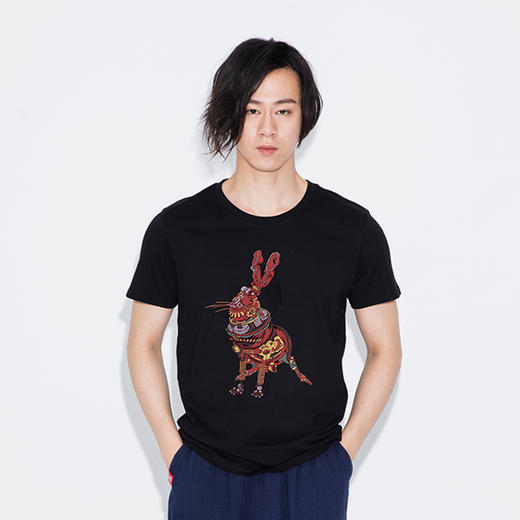 【路上海】原创T恤No.292 器械兔 商品图0