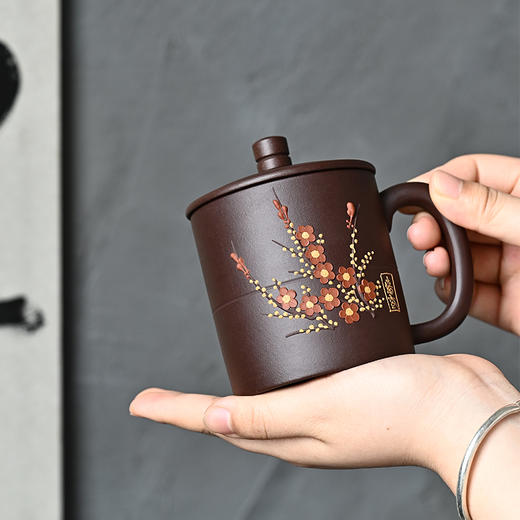 梵匠 『素雅盖杯』原矿紫泥 宜兴紫砂盖杯杯 340cc 商品图5