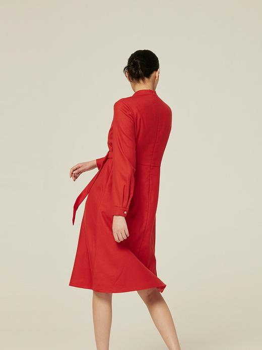 精纺羊绒女式连衣裙 SJF94K627W 商品图4