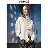 VIMAGE纬漫纪秋季新款时尚高领简约纯色两件套针织衫上衣V1801414 商品缩略图9