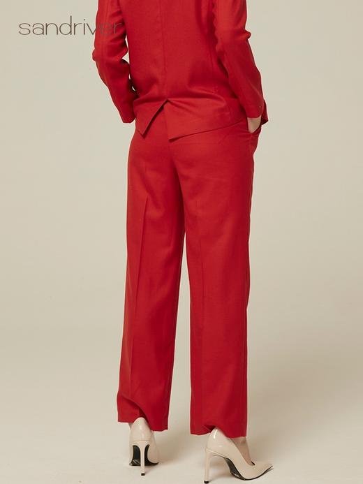 精纺羊绒女士直筒裤 SJF94K643W 商品图2