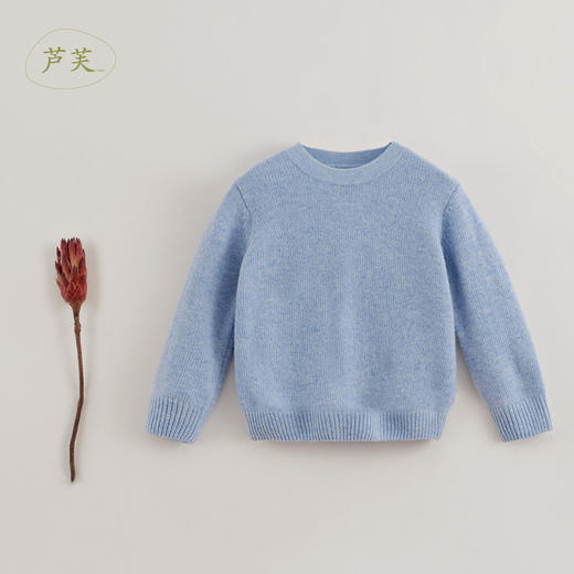 【马克珍妮 芦芙】秋装新款 女童绵羊毛毛衣儿童套头衫221652 商品图3