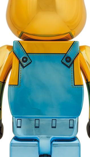 【预售】收藏系列 Be@rbrick 1000%系列 小黄人 斯图尔特 电镀 商品图2