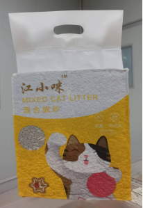 江小咪6L装2.4kg混合砂(猫砂)（省内5箱起发包邮）产品除臭性强，结团性好
