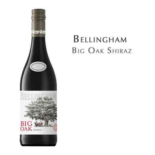 贝灵瀚酒庄大橡树设拉子红葡萄酒  Bellingham Big Oak Shiraz 商品图0