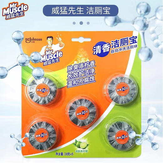 【18.9元/板】威猛先生洁厕宝超值装（5块）（1006271） 商品图0
