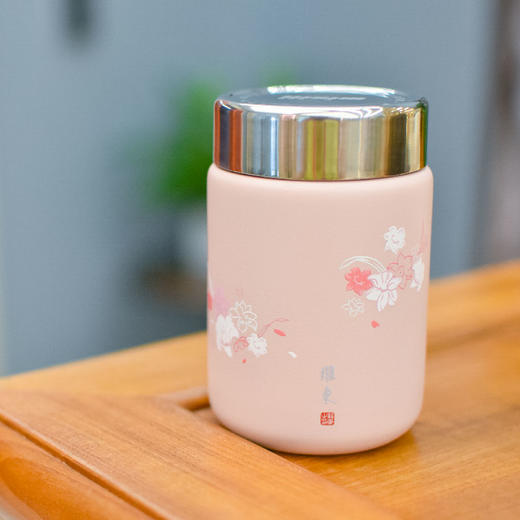 羽诗制造出品 有花在月·花酿套装陶瓷茶花扩香器迷你保温罐文创礼盒 商品图2