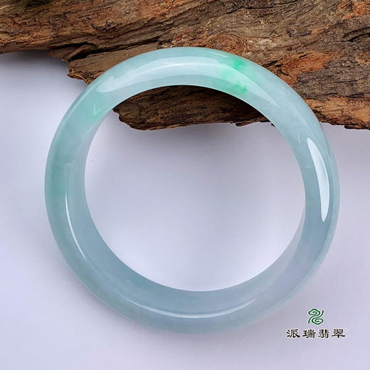 派瑞翡翠 翡翠手镯 糯种 绿色 商品图1