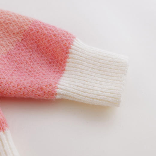 【马克珍妮 芦芙】秋装新款 女童圆领针织开衫儿童毛衣221651 商品图5