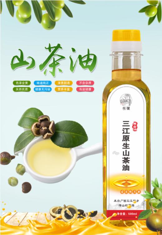 侗之源 桂臻三江原生山茶油 500ml*2瓶 商品图0