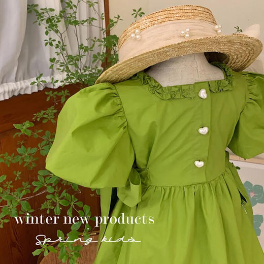 裁缝学苑QZ36 亲子新款连衣裙纸样女装夏季裙子泡泡袖打版裁剪图 商品图2