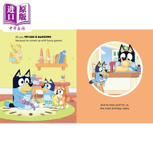 预售 【中商原版】Bluey and Bingo 小蓝狗布鲁里儿童故事绘本3册套装 爸爸妈妈真厉害 泳池 英文原版 进口图书 迪士尼卡通动画童书 商品图3