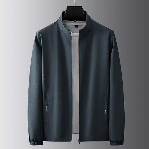 【Q】【新款DTH】大依优型立领外套男宽松加肥加大码上衣夹克设计商务休闲 商品图2