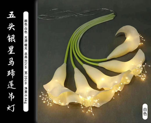 五头银星马蹄莲吊灯（运费自理） 商品图5