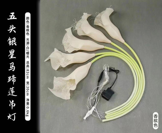 五头银星马蹄莲吊灯（运费自理） 商品图1