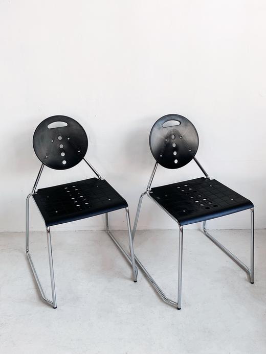 1980s意大利SEGIS孟菲斯风格座椅by Charlie Carlo Bimbi B0103 商品图3