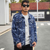 【服饰鞋包】大码男装宽松上衣牛仔夹克潮胖子个性韩版牛仔衫加肥加大休闲外套 商品缩略图4