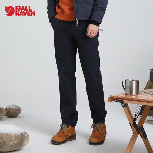 北极狐秋冬新款长裤子男士弹力经典防泼水简约户外02221125 商品图0