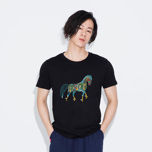 【路上海】原创T恤No.294 器械马 商品图0