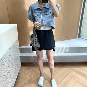 【服饰鞋包】显瘦短款牛仔外套女夏季薄款2022年新款潮ins超火短袖小香风上衣