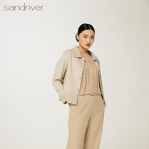 羊绒桑蚕丝圆领背心 SJS94W110K 商品图4