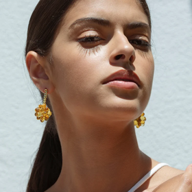 订购6周到｜Annele-Marmalade-橘子酱 耳环［芬兰设计师］