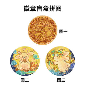 Z1035 中秋活动赠品-盲盒徽章拼图