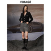 VIMAGE纬漫纪秋季新款百搭修身显瘦开衫外套V1813416 商品缩略图1