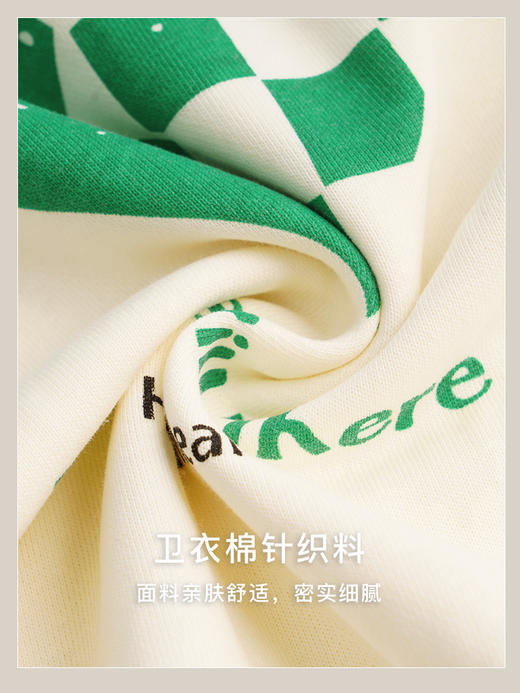 OLrain法式杏色卫衣女早秋2022年新款宽松百搭撞色翻领polo领上衣 商品图2