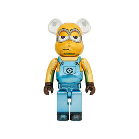 【预售】收藏系列 Be@rbrick 1000%系列 小黄人 凯文 电镀