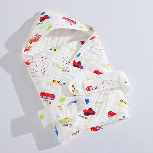 【限时特惠】爆款全棉纱布包被新生儿抱被初生宝宝防惊跳包巾春夏季薄款抱被 商品图5