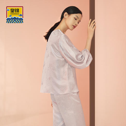 【皇锦】桑波缎灯笼袖套装-四季三多 商品图4