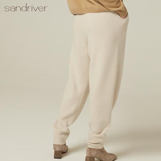 羊绒针织双元宝萝卜裤 SJF94K185K 商品图2