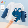 贝贝怡童装男童长袖T恤秋季新款中小童宝宝假两件儿童卡通圆领衫223S3105 商品缩略图2