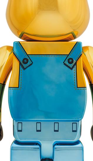 【预售】收藏系列 Be@rbrick 1000%系列 小黄人 凯文 电镀 商品图2