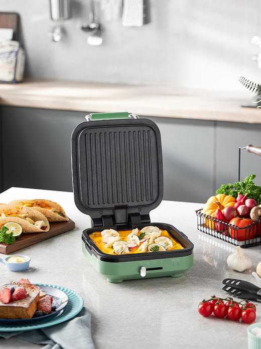 摩飞电饼铛家用小型双面加热煎烤饼早餐机  JQR 商品图1