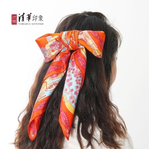 清华水木拾萃-生生不息款方丝巾 商品图7