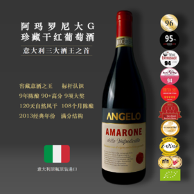 【意酒之王稀有年份+9大金奖】阿玛罗尼大G珍藏干红葡萄酒DOCG2013 |LM96高分国际大酒
