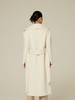 青果领水波纹羊绒呢女长大衣 SJF94W609N 商品缩略图4