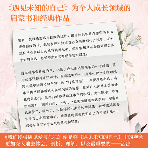 张德芬老师新版书籍《我们终将遇见爱与孤独》职场女性情感成功励志书籍 热卖书 商品图6