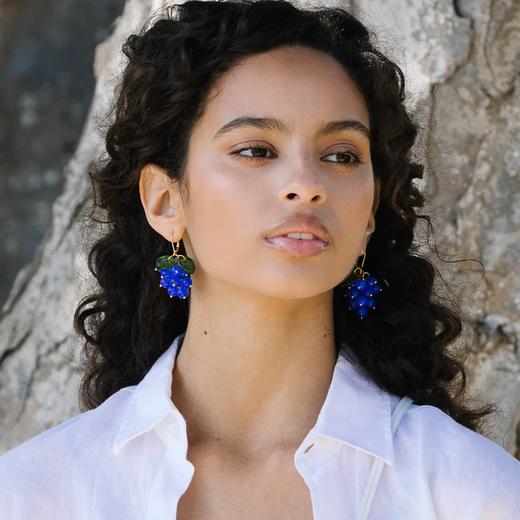 订购6周到｜Annele-Grapeful-蓝葡萄 耳环［芬兰设计师］ 商品图3